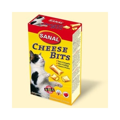 Sanal CHEESE BITES plněný snack se sýrem křupavý 75 g