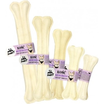 VetExpert Mr. Bandit Classic white Bone - лакомство за куче, бял кожен кокал, 30 см - 1 бр - Полша