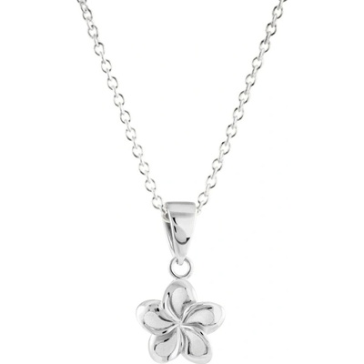 Gemmax Řetízek s květinkou z bílého zlata GLSWN-37311-39271