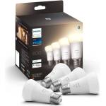 Philips White E27 Pack of 4 929001821625
