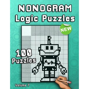 Nonogram Logic Puzzles: Challenging Hanjie puzzle collection with japanese picture riddles Fun brain teaser for everyone | Flatline Books &. Publishing (2020)