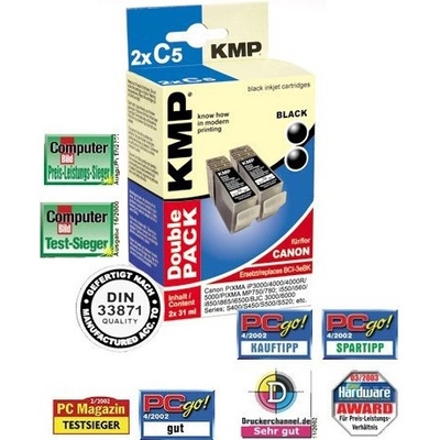 KMP Canon BCI-3eBK - kompatibilný
