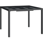  Градинска маса антрацит 100x100x72 cм стомана