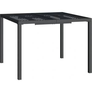  Градинска маса антрацит 100x100x72 cм стомана