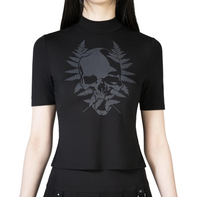 KILLSTAR дамска тениска (топ) KILLSTAR - Live Twice - черно - KSRA010099