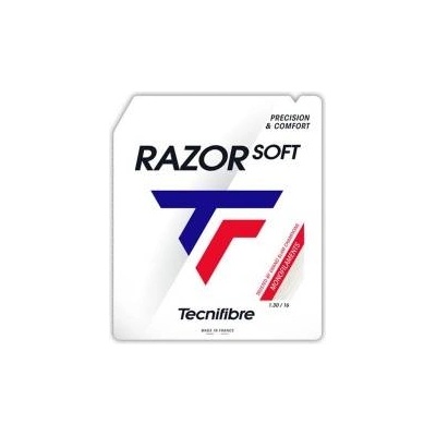 Tecnifibre Струна за Ракета Tecnifibre Razor Soft Бял