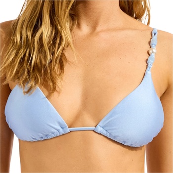 Seafolly Дамско бикини горнище Seafolly Palermo Slide Tri Bikini top - Powder Blue - размер 44 (EU) (150-6654-0117)