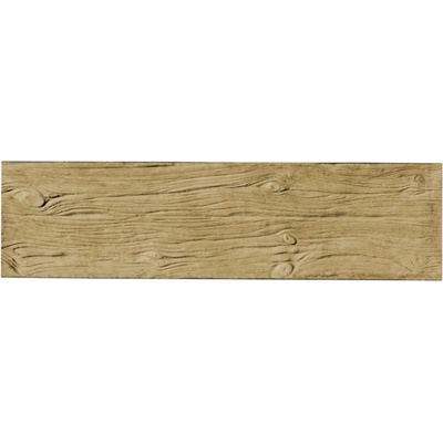 Betonový panel rovný jednostranný dřevo 200 x 25 x 4 cm - pískovec