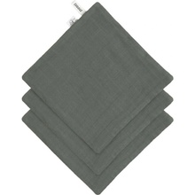 Lässig Muslin Terry Washcloth Set petrol green 3 ks