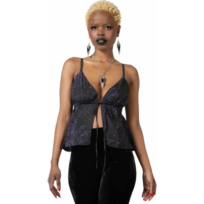 Killstar Pendant Chiffon Čierna