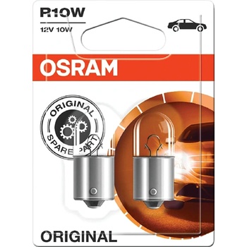 Image 1 of OSRAM КРУШКА АВТОМОБИЛНА ОСРАМ r10w 12v ЗА ГАБАРИТ 2бр (2061013)