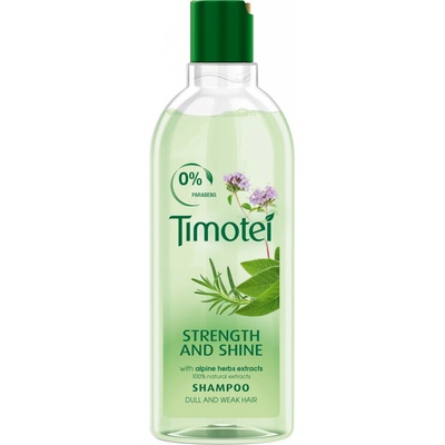 Timotei Alpine Herbs síla a lesk šampon 400 ml