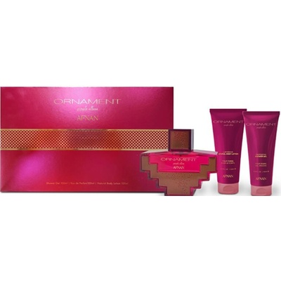 Afnan Ornament Purple Allure - EDP 100 ml + Shower Gel 100 ml + Body Lotion 100 ml за жени