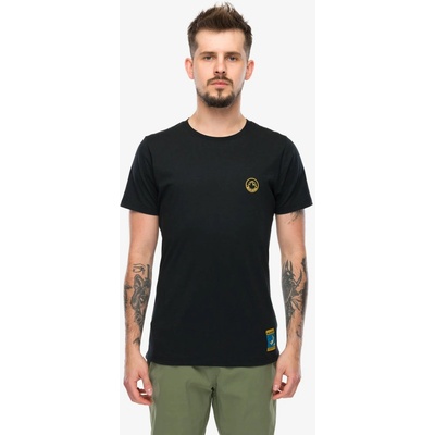 La Sportiva Climbing on the Moon T-Shirt black/yellow