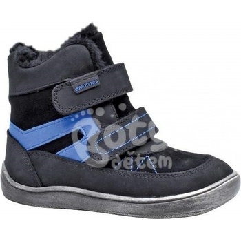 Protetika chlapecké zimní boty Barefoot Rodrigo černá