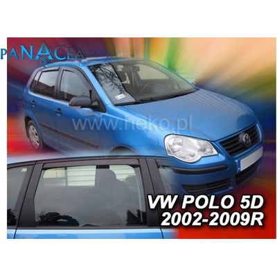 Deflektory Heko VW Polo 2002 - 2009 predné + zadné