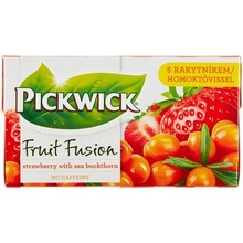 Pickwick Fruit Fusion Strawberry with Sea Buckthorn ovocný čaj aromatizovaný 20 x 1,75 g