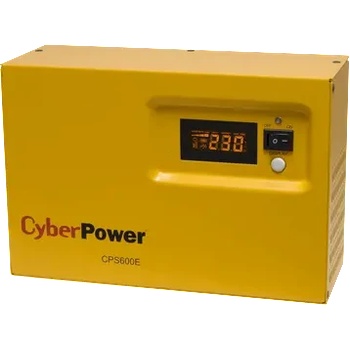 Image 1 of CyberPower Инвертор 600VA/420W, 170-270 Vac, 12 Vdc, 1x Schuko, AVR, синусоидален изход до 40% натоварване; работи с външни батерии; CPS600E (CPS600E)