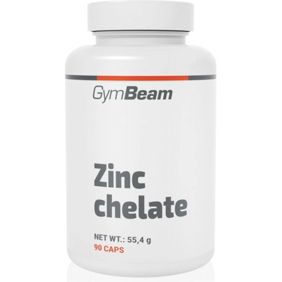 GymBeam Zinc Chelate Bisglycinate капсули за подсилване на имунната система, красива кожа на лицето и нокти 55.4 гр