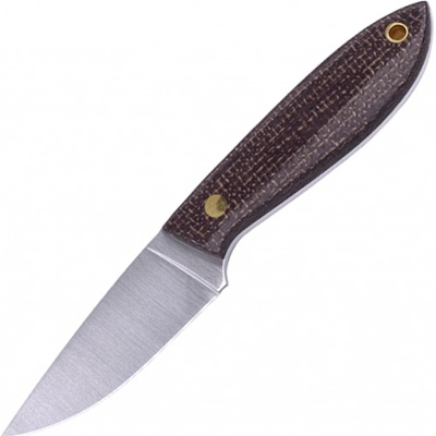 Brisa Bobtail 80-Bison micarta 12C27 Flat Sheath Bobtail 80 Kydex - Flat BRS