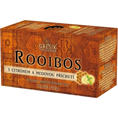 Grešík Rooibos citron a med 20 x 1,5 g
