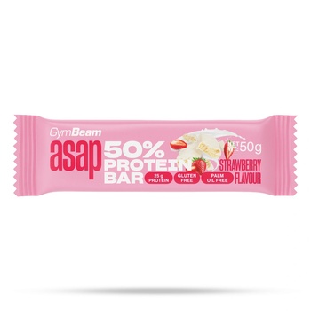 GymBeam Протеинов бар ASAP 50% 50 g ягода