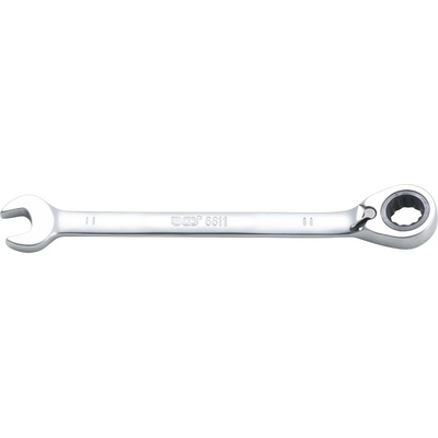 BGS Technic Račňový očkoplochý kľúč prepínateľný 11 mm BGS 6611