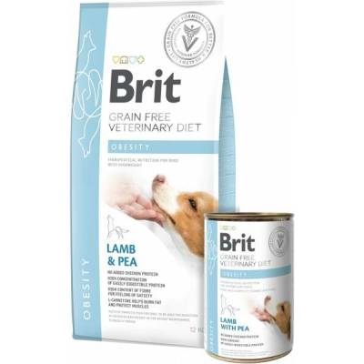 Brit Veterinary Diet Dog Grain Free Obesity Lamb & Turkey & Pea 0,4 kg