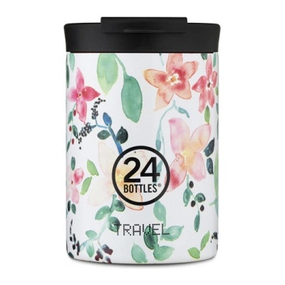 24Bottles nerezový termohrnek Travel Tumbler Little Buds 350 ml
