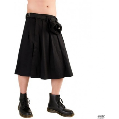 Black Pistol Short Kilt Denim black