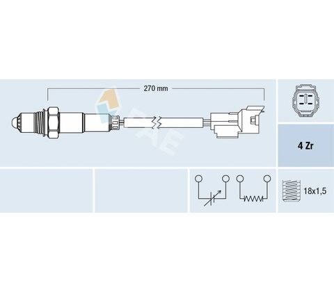 Lambda sonda FAE 77296