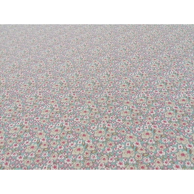 Bavlnená látka Kalmia ružovo-modrá šírka 150 cm