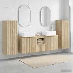 vidaXL Комплект мебели за баня 5 бр. Дъб сонома 33 x 34, 5 x 100 см (3405995)