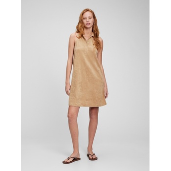 GAP Фротирана рокля поло GAP GAP | Bezhov | ЖЕНИ | S