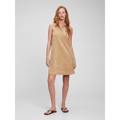 GAP Фротирана рокля поло GAP GAP | Bezhov | ЖЕНИ | S