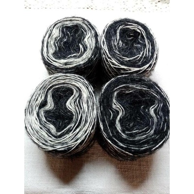Organic sada 4x200m Natur Anthrazit melange