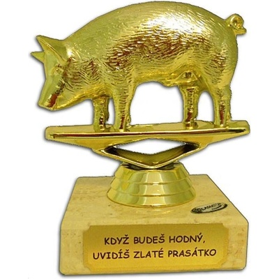 F1407 Vánoční zlaté prasátko
