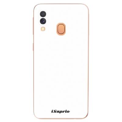 Silikonové pouzdro iSaprio - Samsung Galaxy A40 - 4Pure bílé (Odolný silikonový kryt, obal, pouzdro iSaprio - Samsung Galaxy A40 - 4Pure bílé - skvělá ochrana a pružnost, stylový UV potisk, lehkost, t