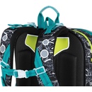 Školní batohy Topgal Lehký černý batoh s ozubenými kolečky Bazi 21014 B