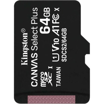 Kingston Canvas SeIect Plus microSDXC 64GB UHS-I/A1/C10 SDCS2/64GBSP