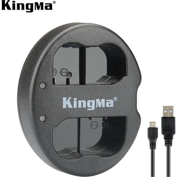 KingMa Зарядно за батерия EN-EL15 USB Dual Nikon D500, D600, D610, D750, D780, D800, D800E, D810, D810A, D850, D7000, D7100, D7200, D7500, Z5, Z6, Z6II, Z7, Z7II, 1 V1