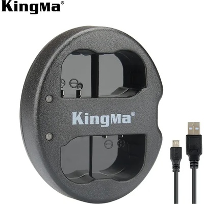 KingMa Зарядно за батерия EN-EL15 USB Dual Nikon D500, D600, D610, D750, D780, D800, D800E, D810, D810A, D850, D7000, D7100, D7200, D7500, Z5, Z6, Z6II, Z7, Z7II, 1 V1