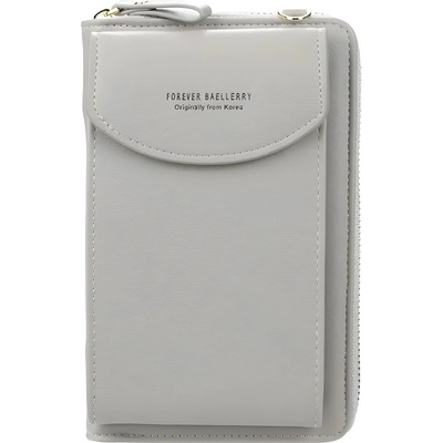 HARAHU Портфейл Crossbody Baellerry ME-25496 - Сива KP25496 (ME-25496)