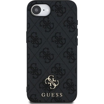 GUESS Калъф Guess - Small Metal Logo, iPhone 16e, MagSafe, сив (3666339453374)