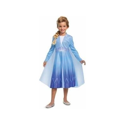 BigBuy Carnival Маскировъчен костюм за деца Elsa Frozen Син Размер Размер - 7-8 Години
