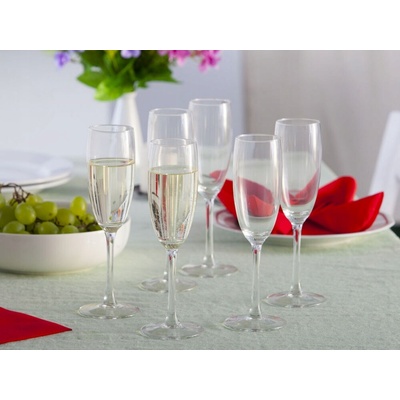 Design Skleničky na šampaňské Altom Diamond průhledné 6 x 180 ml