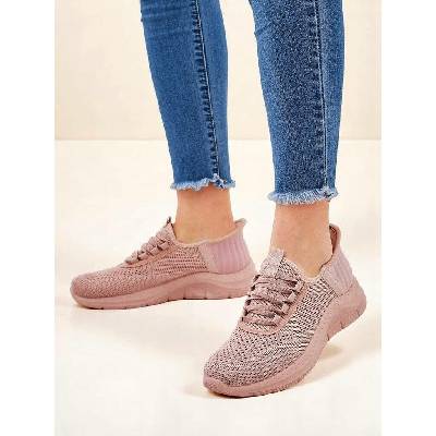 Resti Slip-on women's fabric sports shoes Arrate modrá krémová růžová