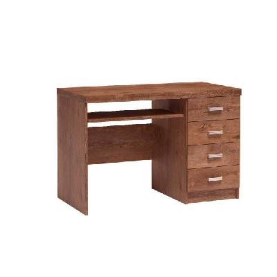 Офис бюро с плот за клавиатура indianapolis i-16 светла пепел