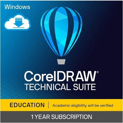 CorelDRAW Technical Suite 365 EDU - pre školy a študentov