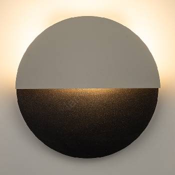 Sigma Led аплик luna led/7w/230v Ø 26 см черен/бежов (si0425)